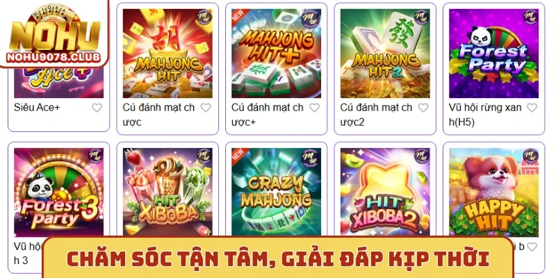 Nohu Chăm sóc tận tâm, giải đáp kịp thời