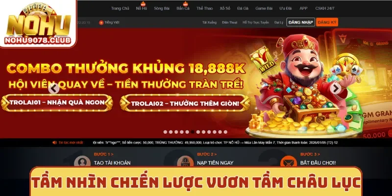Trang chủ Nohu - Tầm nhìn chiến lược vươn tầm châu lục
